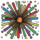 firework Pop Art icon
