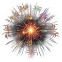 firework Photorealistic icon