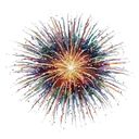 fireworks Oil Painting icon