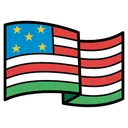 flag Pop Art icon