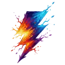 flash sale lightning bolt Oil Painting icon