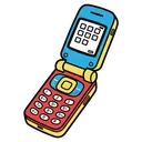 flip phone Pop Art icon