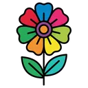 flower Pop Art icon