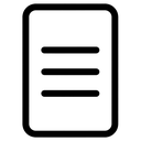 food menu Line Art icon