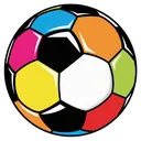 football Pop Art icon