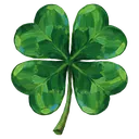 four-leaf clover Oil Painting icon