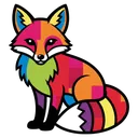 fox Pop Art icon