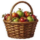 fruit apple basket Oil Painting icon