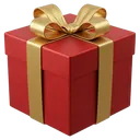gift box Photorealistic icon
