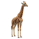 giraffe Photorealistic icon