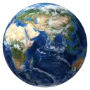globe Photorealistic icon