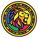 gold coin Pop Art icon