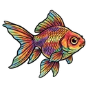 goldfish Pop Art icon