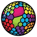 golf ball Pop Art icon