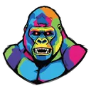gorilla Pop Art icon