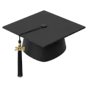 graduation cap Photorealistic icon