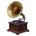 gramophone Oil Painting icon
