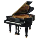 grand piano Oil Painting icon