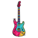 guitar Pop Art icon