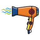 hair dryer Pop Art icon