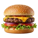 hamburger Photorealistic icon