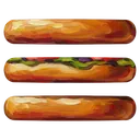 hamburger menu icon Oil Painting icon