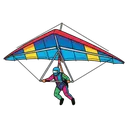 hang glider Pop Art icon
