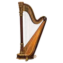 harp Oil Painting icon
