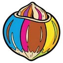 hazelnut Pop Art icon