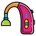 hearing aid Pop Art icon