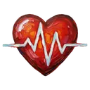 heart pulse Oil Painting icon