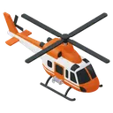 helicopter Isometric icon