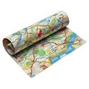 highway road map Oil Painting icon