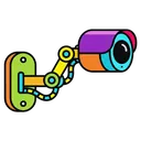 home security camera mount Pop Art icon