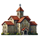 hospital Oil Painting icon