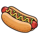 hotdog Pop Art icon