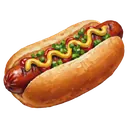 hotdog Oil Painting icon