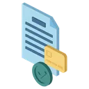 invoice Isometric icon