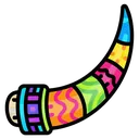 ivory tusk Pop Art icon