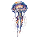 jellyfish Oil Painting icon