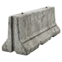 jersey barrier Photorealistic icon