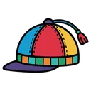 jockey hat Pop Art icon