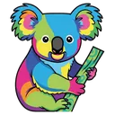 koala Pop Art icon