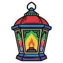 lantern Pop Art icon