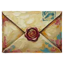 letter envelope Oil Painting icon