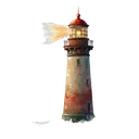 lighthouse Oil Painting icon