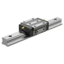 linear guide rail Photorealistic icon