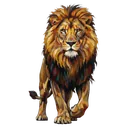 lion Oil Painting icon