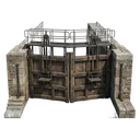 lock gate Photorealistic icon