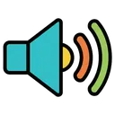 loud speaker volume icon Pop Art icon
